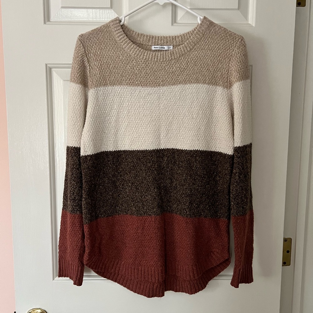 Knit stripe sweater